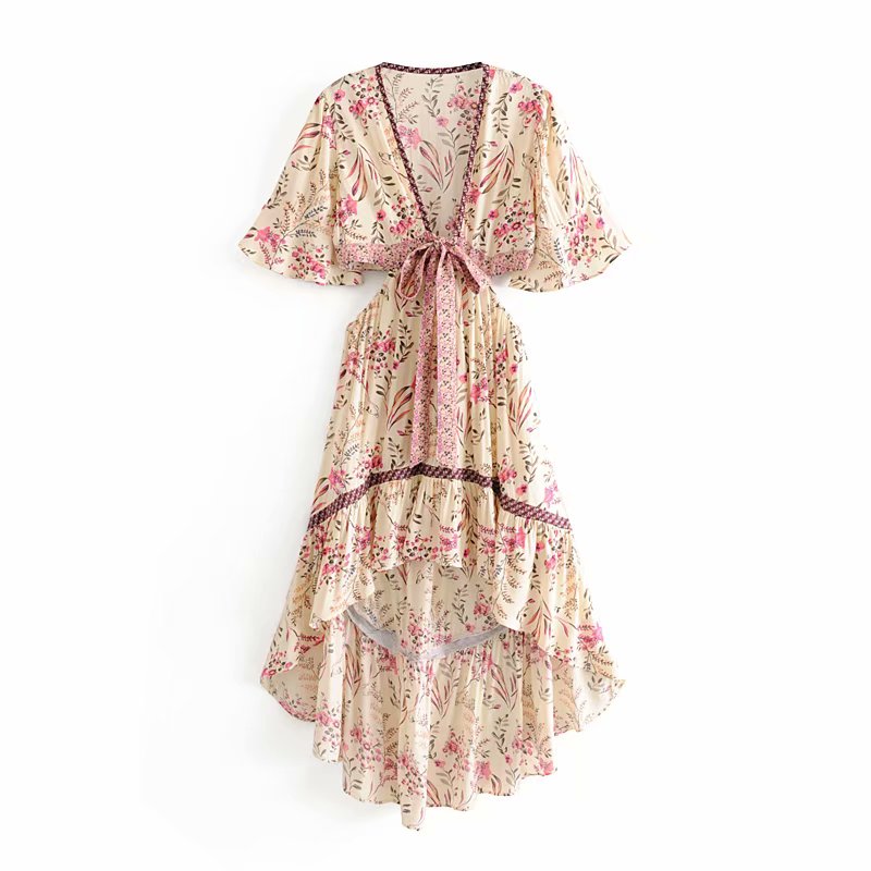 Floral Tassel Dress